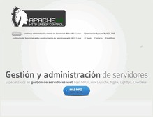 Tablet Screenshot of apachectl.com